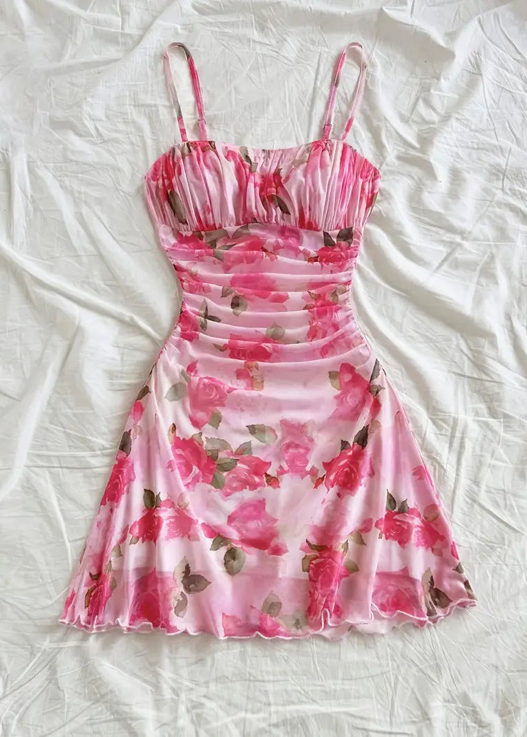 Peonies Mini Dress