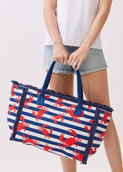 Crab Fringe Tote