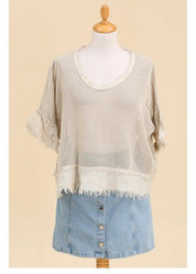 Olivia Openwork Blouse