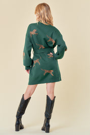 Cheetah Sweater Dress
