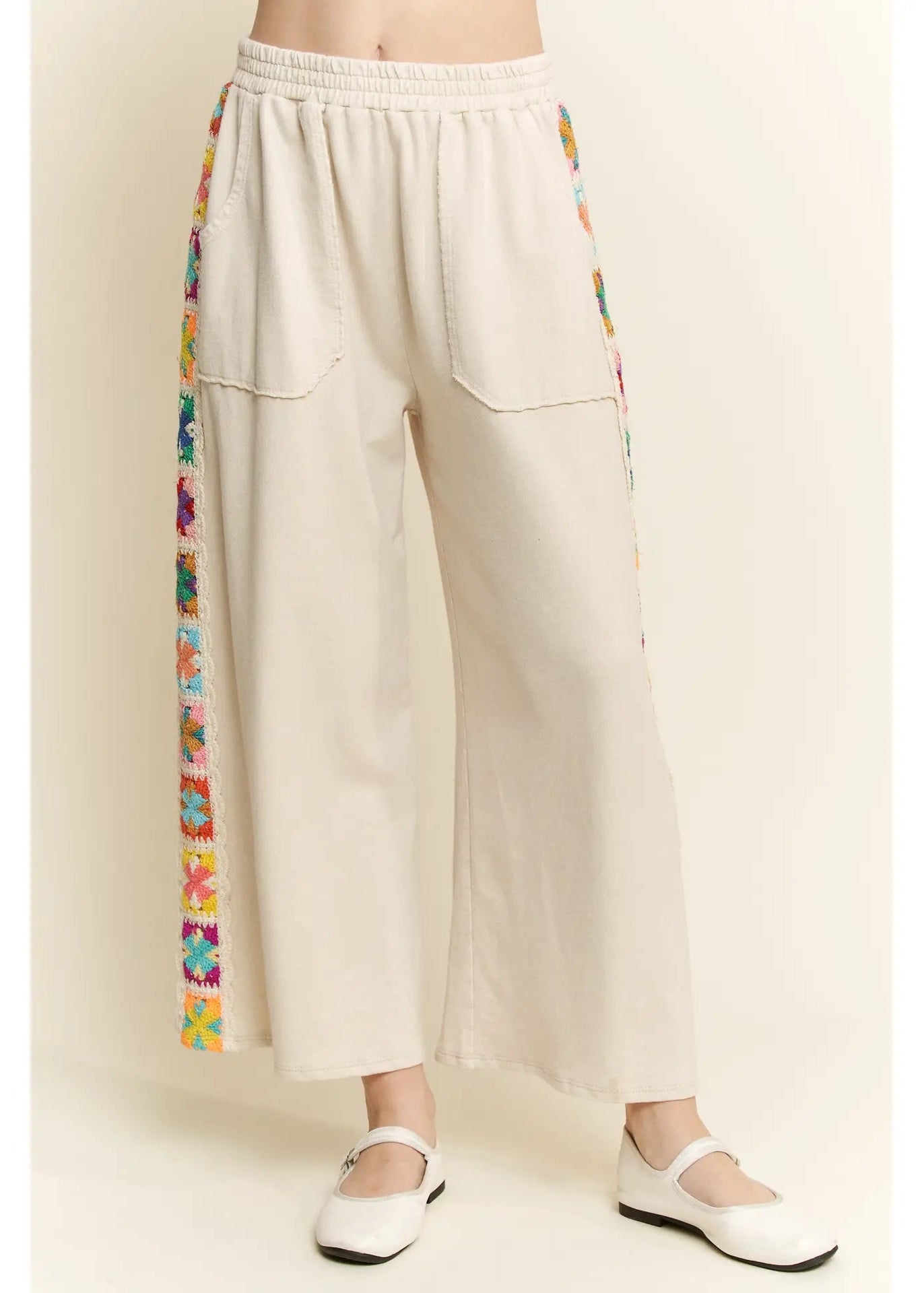 Crochet Trim Pants
