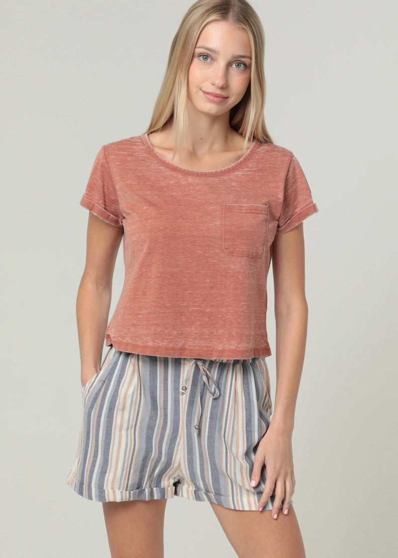 Sally Striped Shorts