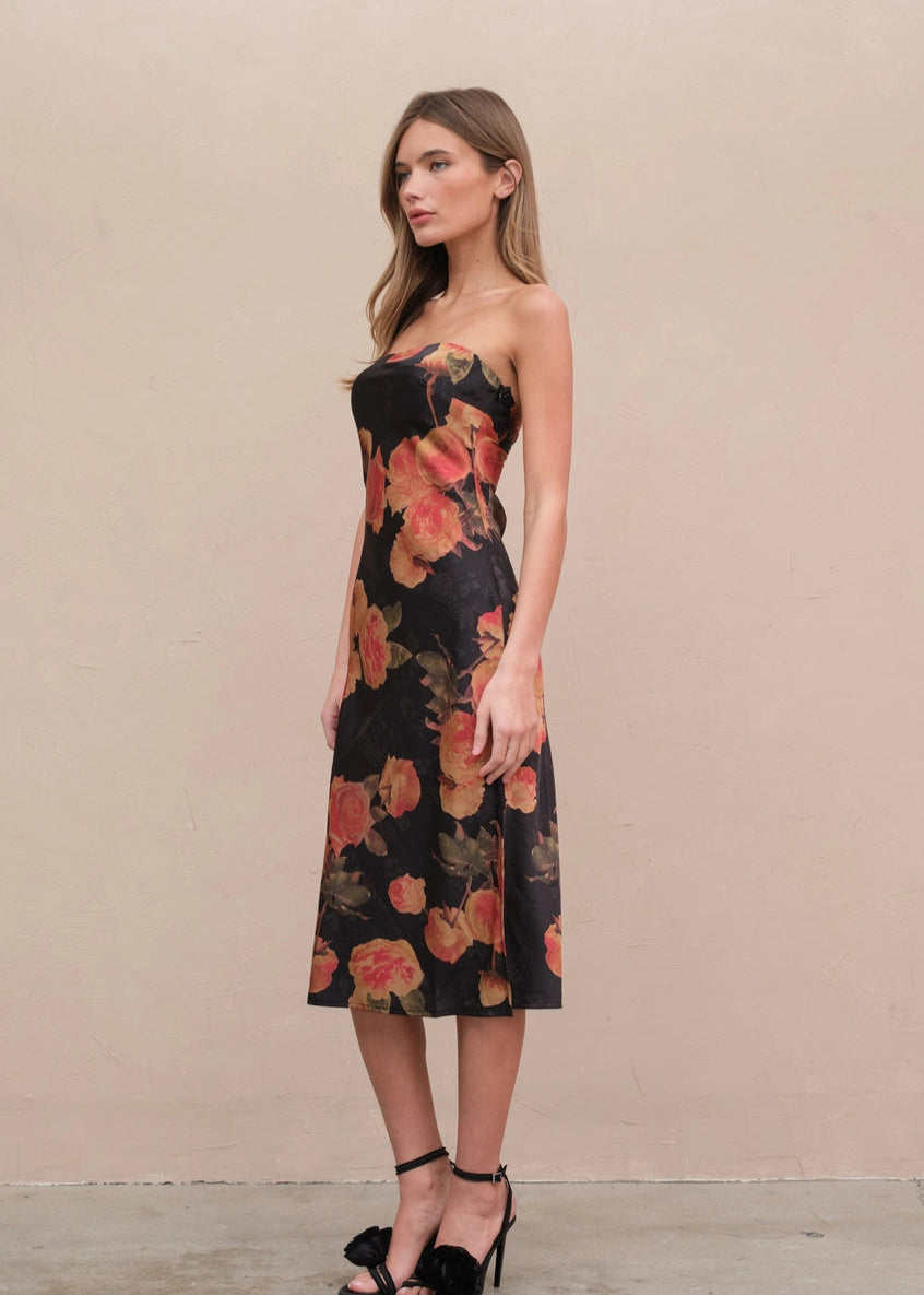 Fire Lilies Tube Dress