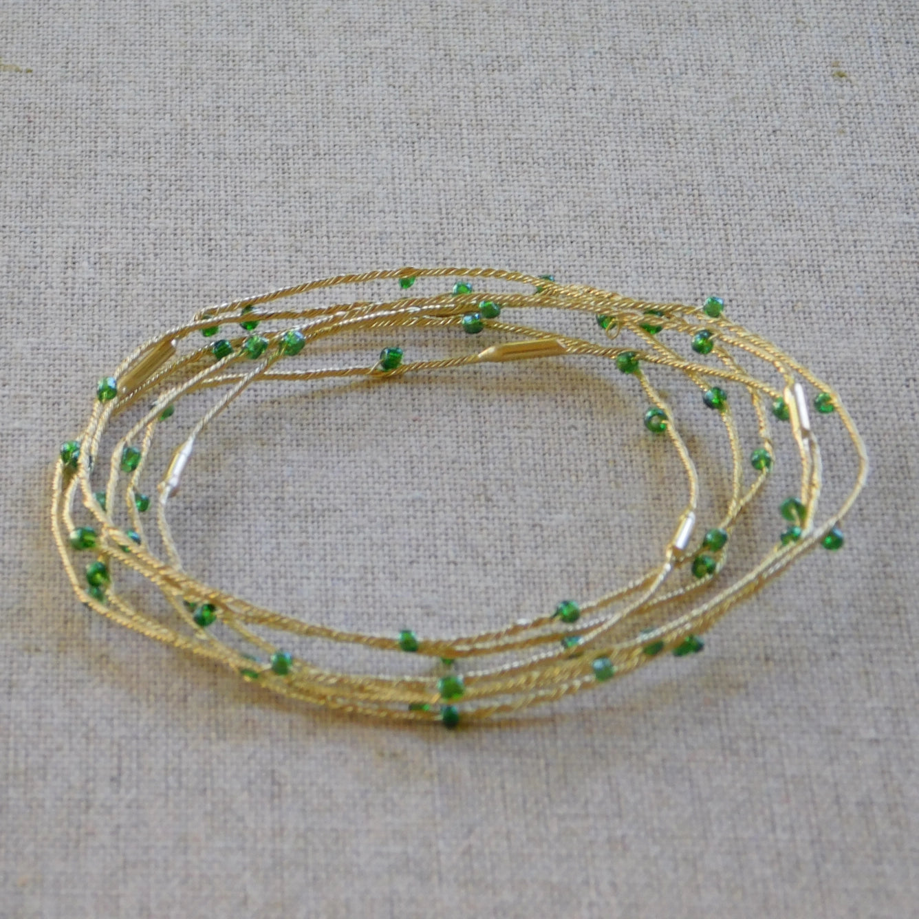 Tiny Crystal Cluster Bangles