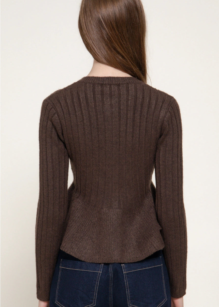 Piper Peplum Cardigan