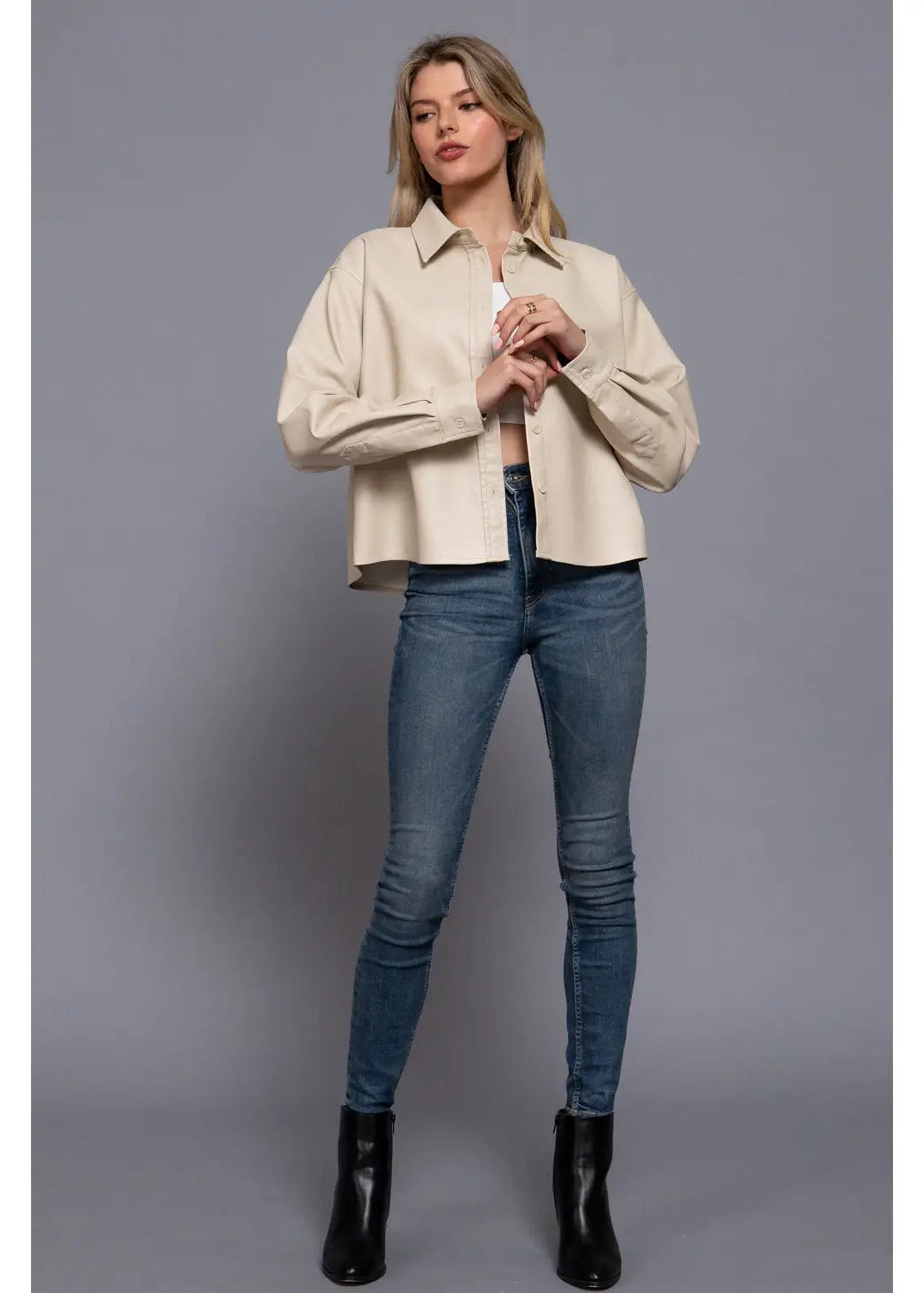 Skyler Faux Leather Jacket