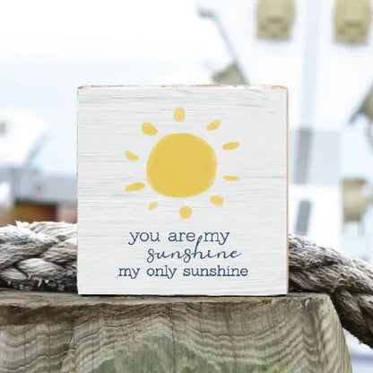 You Are My Sunshine Wooden Blocks