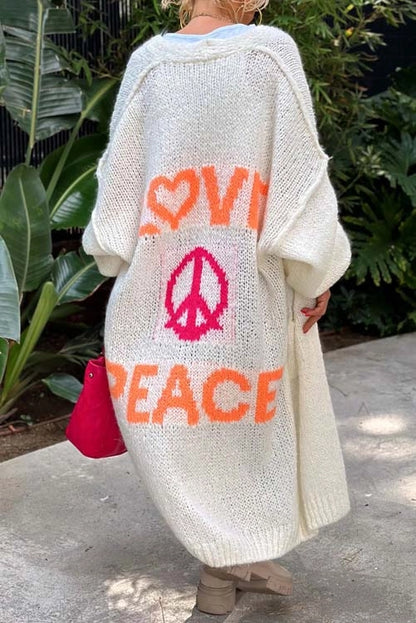 Love and Peace Cardigan