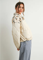 Floral Puffer Jacket
