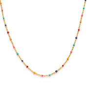 Multi Colored Chain Necklace