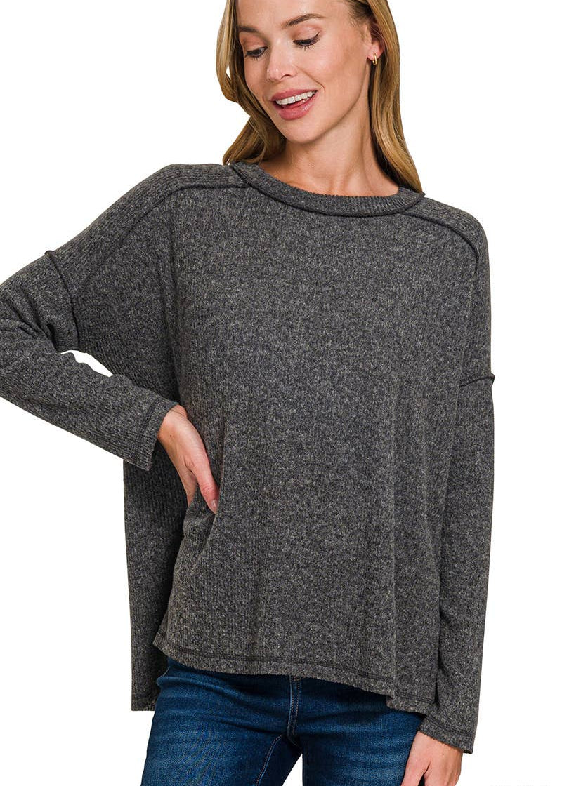 Hi-Low Hem Sweater