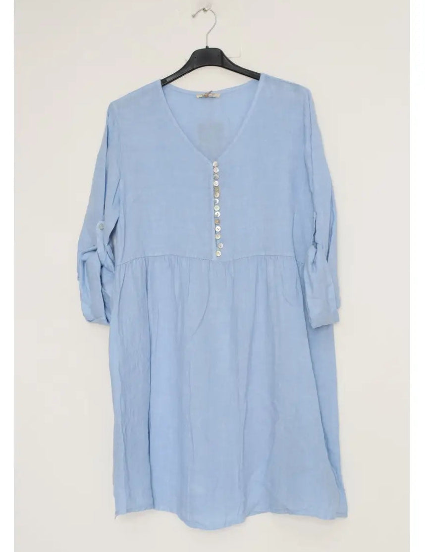 Becca Linen Dress