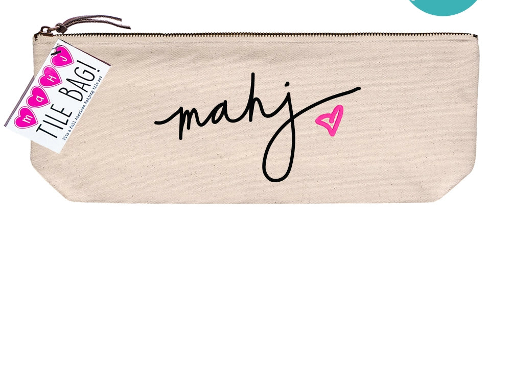 Mahjong Bags with Heart