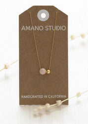 Gemstone Orbit Necklace