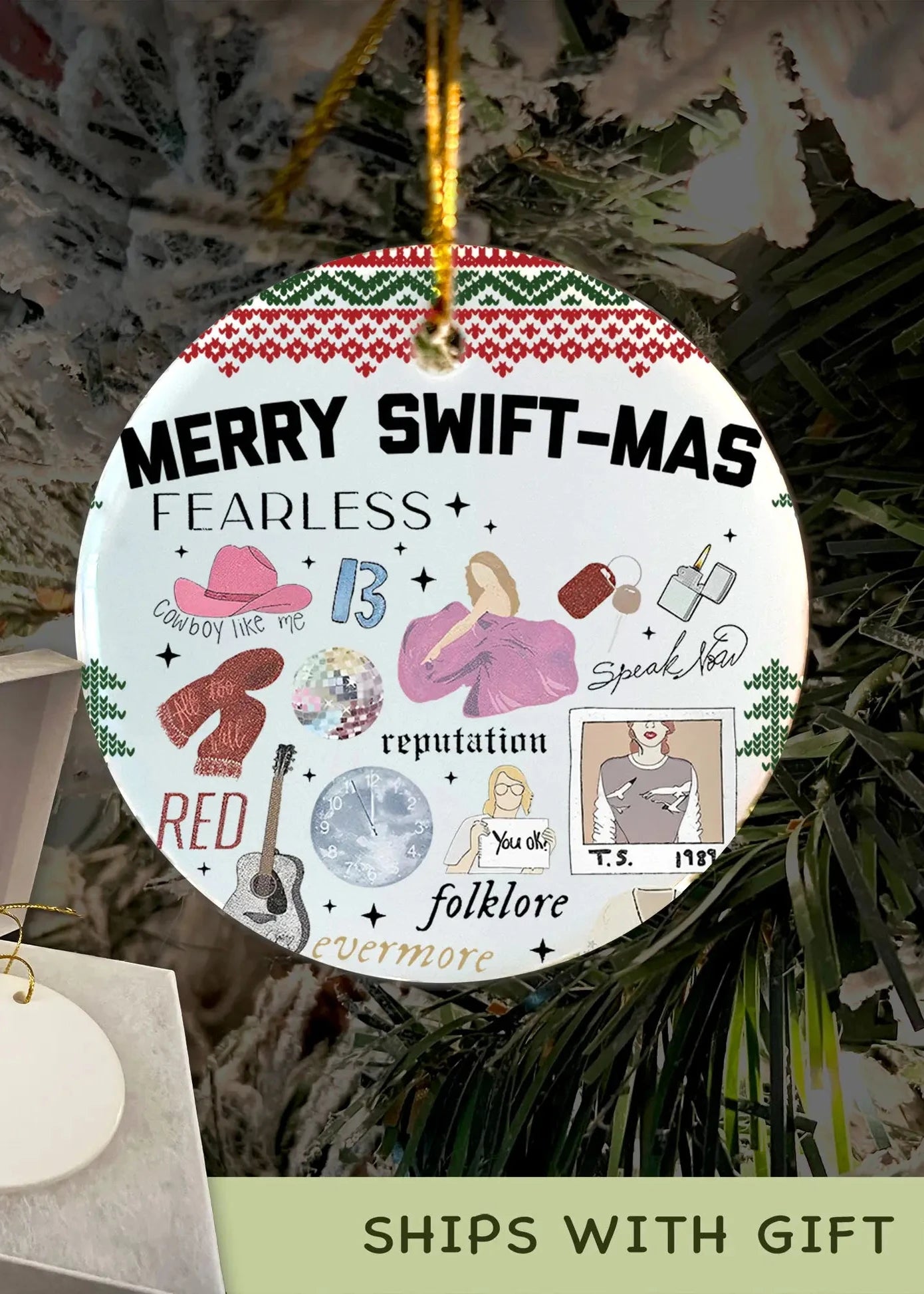 Taylor Swift Ornaments