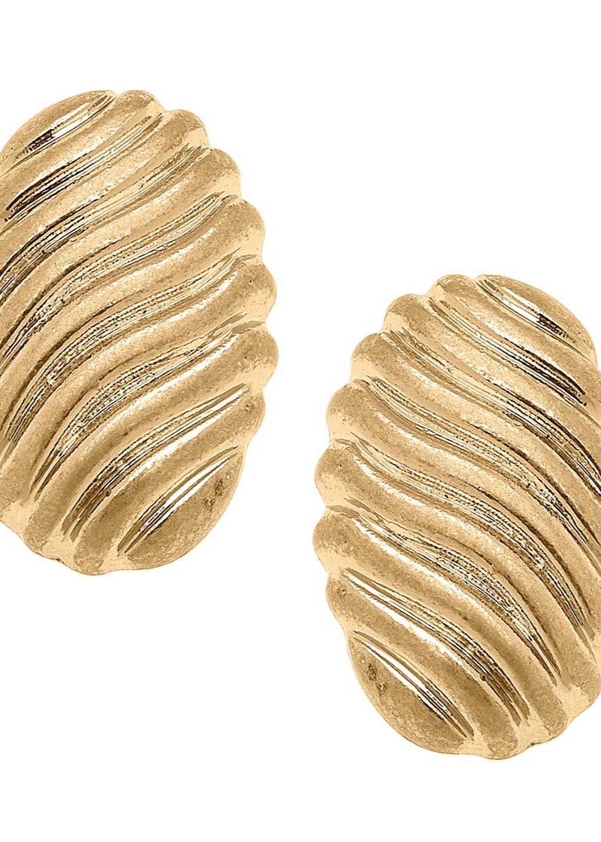 Justine Twisted Stud Earrings