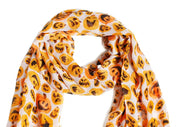Expressive Pumpkin Scarf