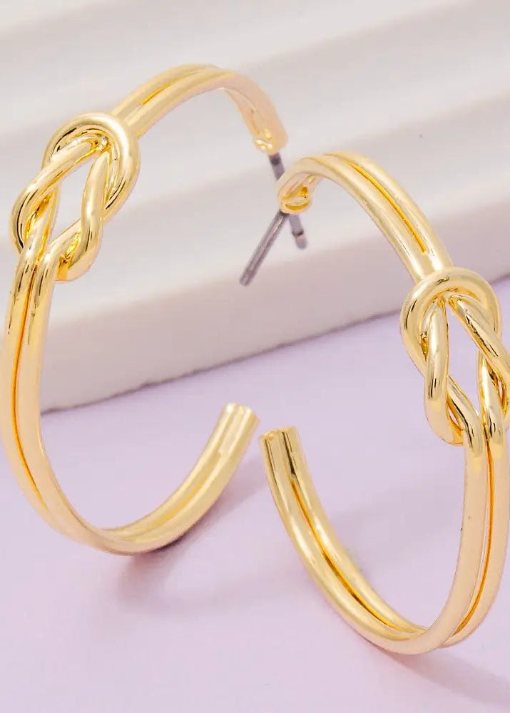 Knotted Wire Hoops