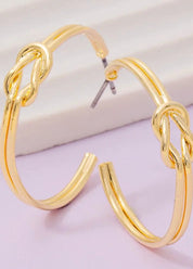 Knotted Wire Hoops