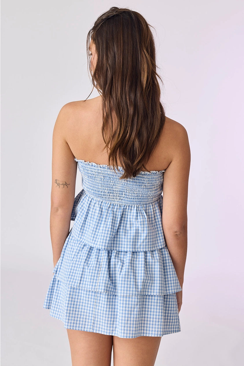 Willow Gingham Top & Skirt