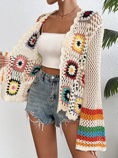 Camelia Crochet Cardigan