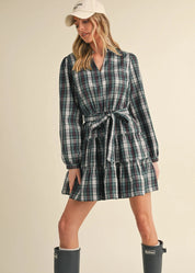 Piper Plaid Mini Dress