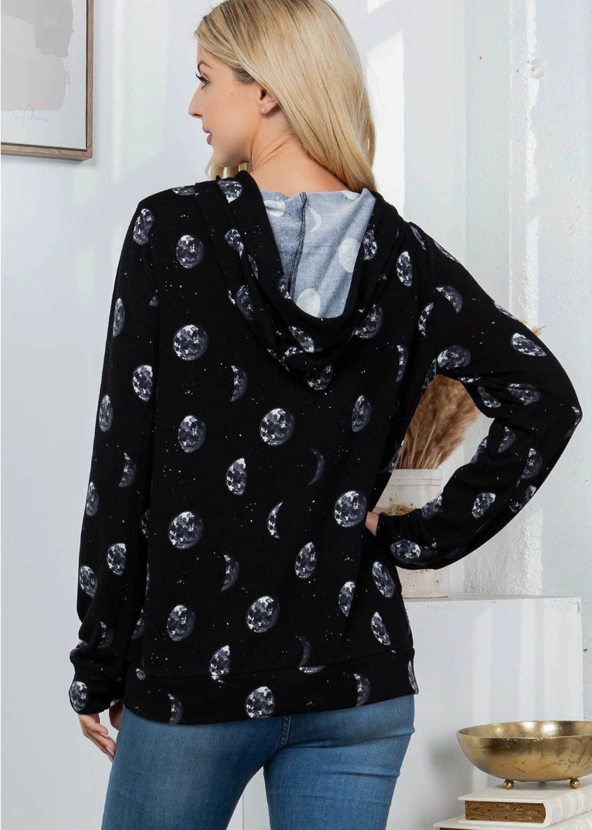 Moon Pullover Hoodie