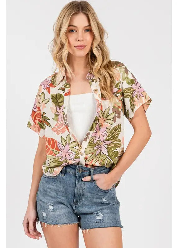 Brenn Tropical Blouse