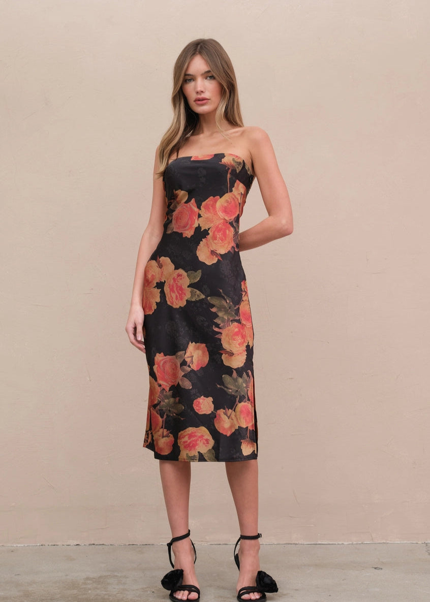 Fire Lilies Tube Dress
