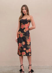 Fire Lilies Tube Dress