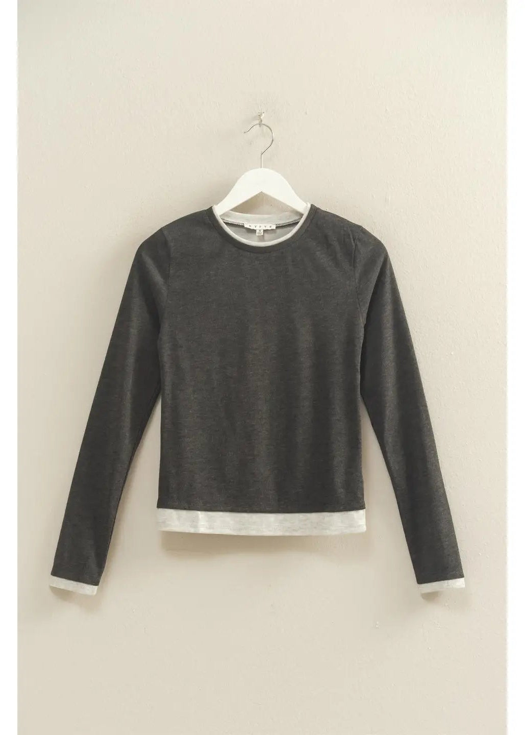 Cindy Contrasting Combined Top