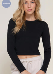 Sable Seamless Crop Top
