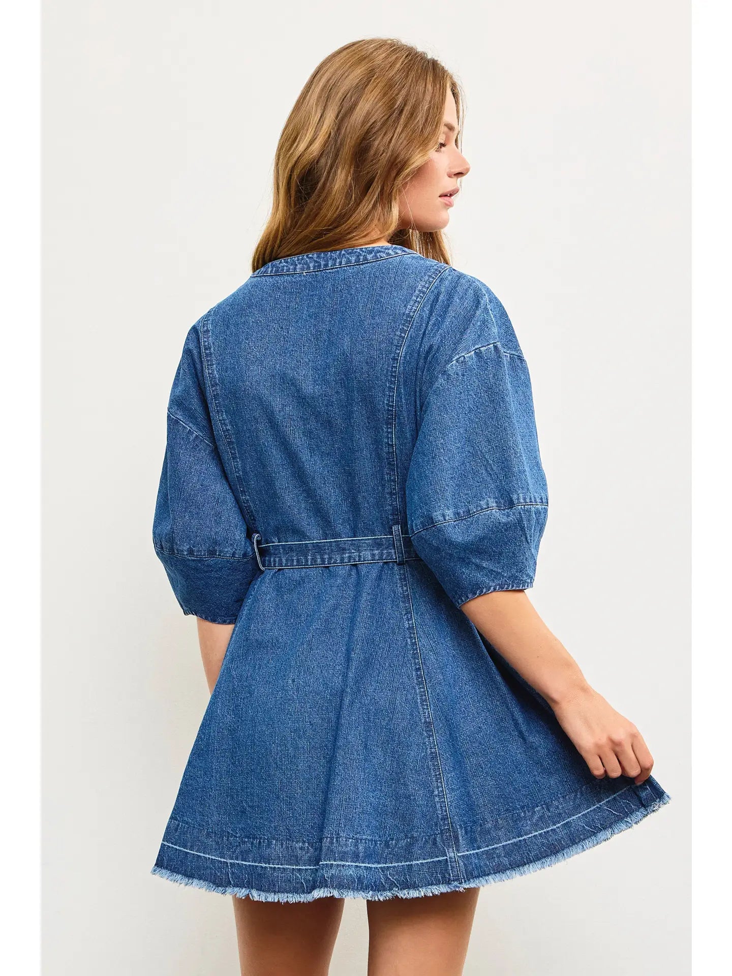 Halfway There Denim Dress