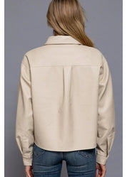 Skyler Faux Leather Jacket