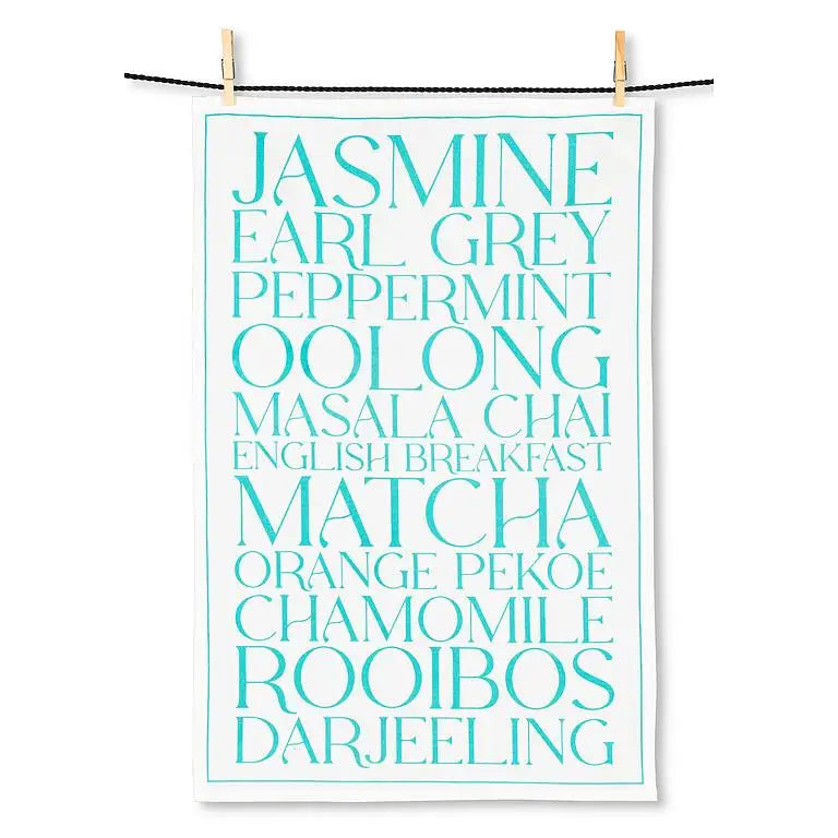 Tea Types Towel