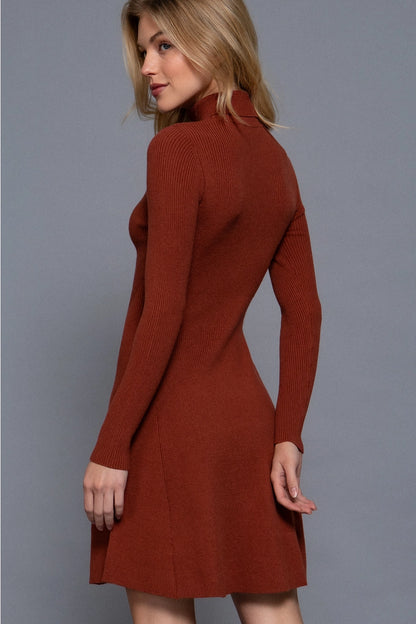 Farah Fitted Sweater Dress