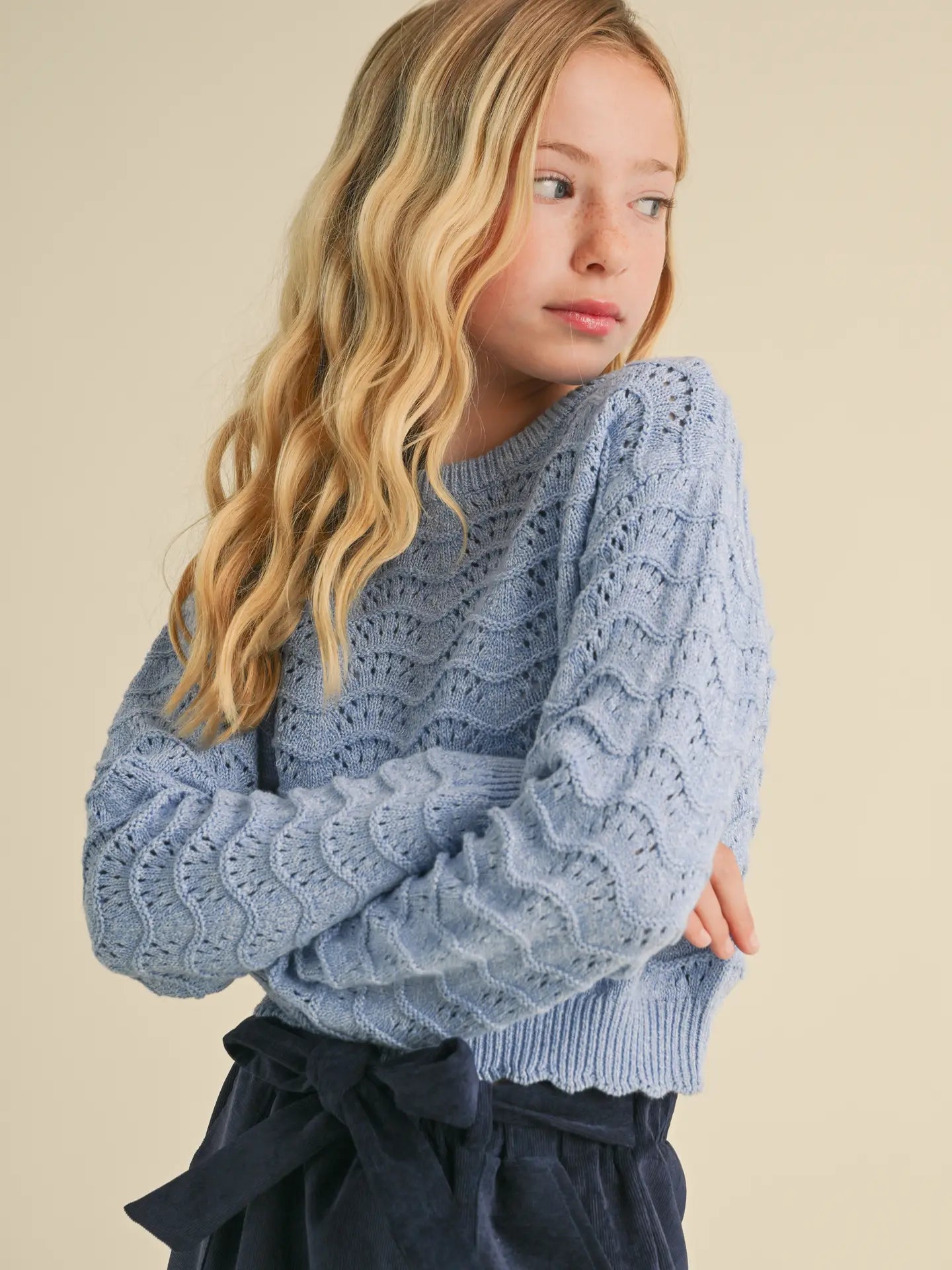 Winna Wavy Sweater-Tween