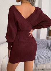 Criss-Cross Sweater Dress