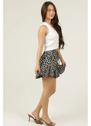 Frannie Floral Godet Shorts