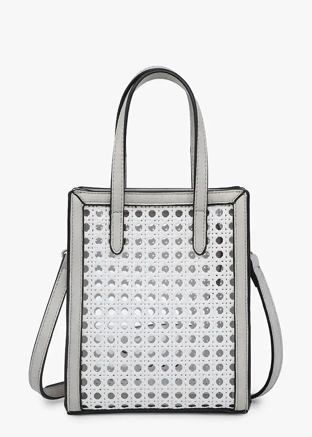 Emmie Rattan Satchel