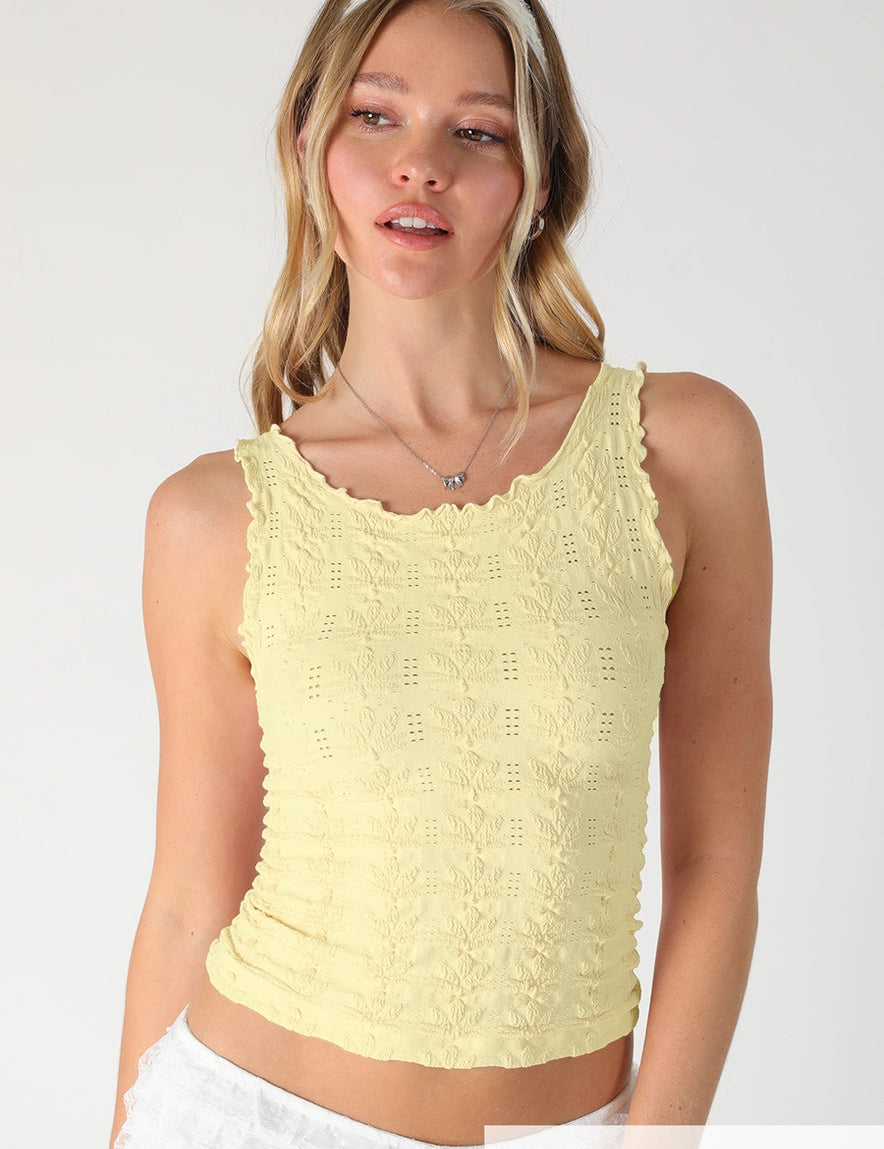 Floral Edge Cami Top