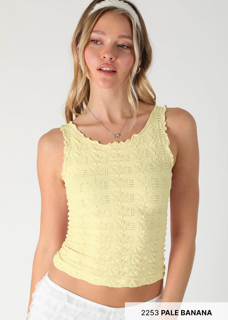 Floral Edge Cami Top