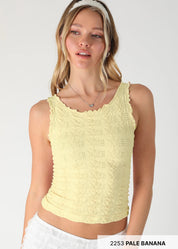Floral Edge Cami Top