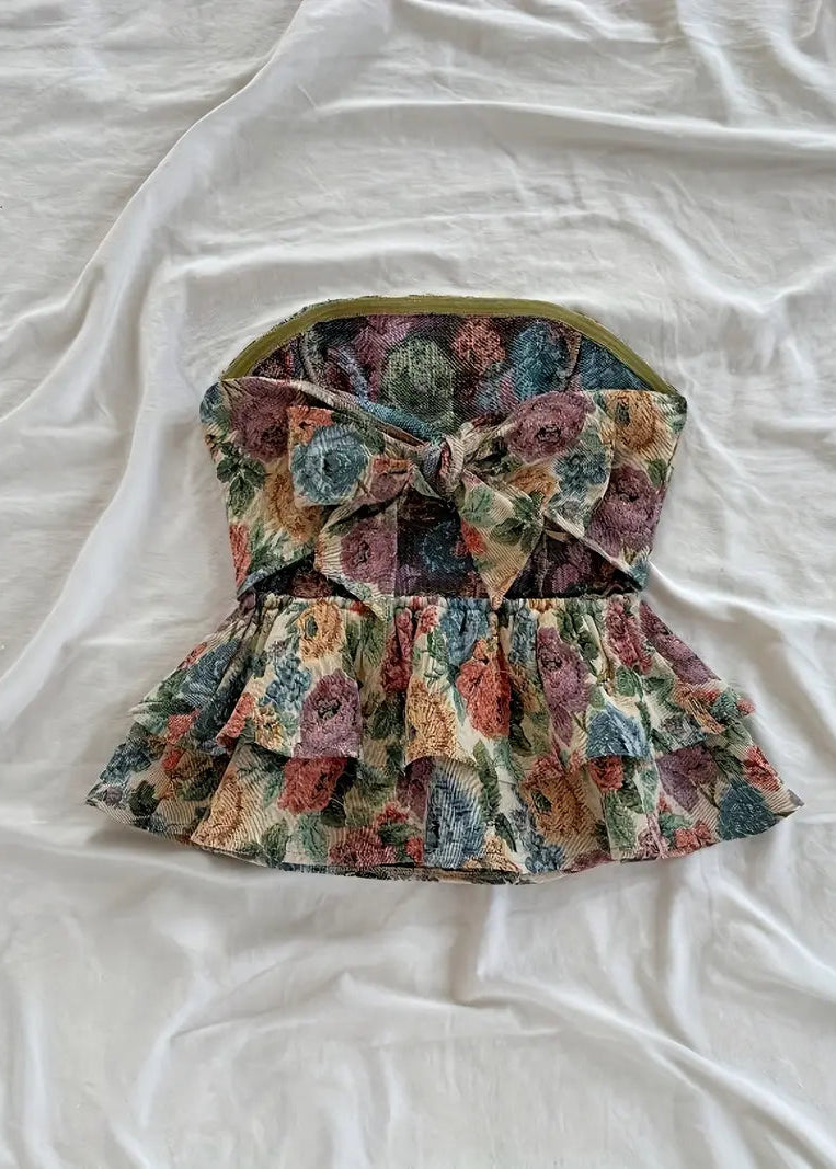 Felicia Floral Peplum Top
