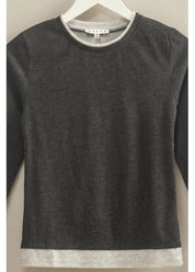 Cindy Contrasting Combined Top