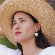 Monstera Earrings