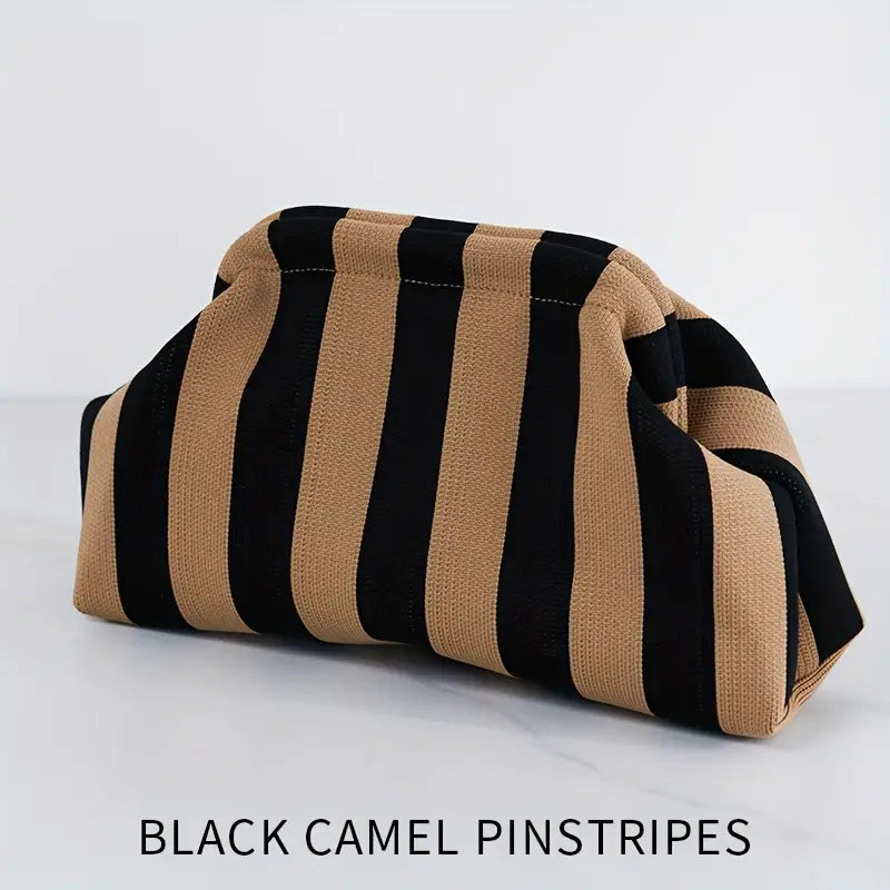 Dory Striped Clutch