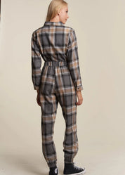 Allison Plaid Jumpsuit