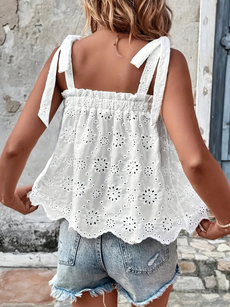 Marina Eyelet Top