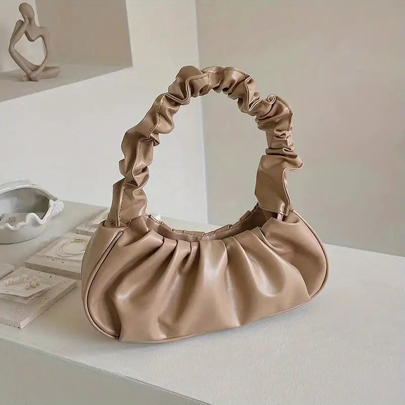 Ruched Hobo Bag